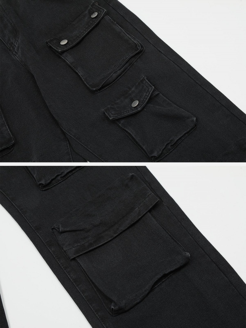 Jean Aelfric Eden Multi Button Pocket Noir | XCT-51434609